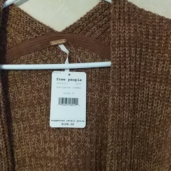 Free People High Hopes Cardigan Sweater Mariposa - Picture 5 of 6